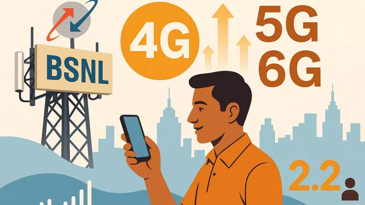 प्राइवेट 5G को चुनौती? BSNL 4G लॉन्च से भारत ने रचा इतिहास, बना पांचवां टेलीकॉम लीडर; 22 महीने में हुआ चमत्कार!