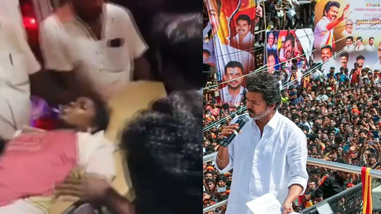 VIDEO: विजय की रैली में भगदड़! कितना पहुंचा मौत का आंकड़ा? कई लोग बेहोश; पुलिस पर लाठीचार्ज का आरोप