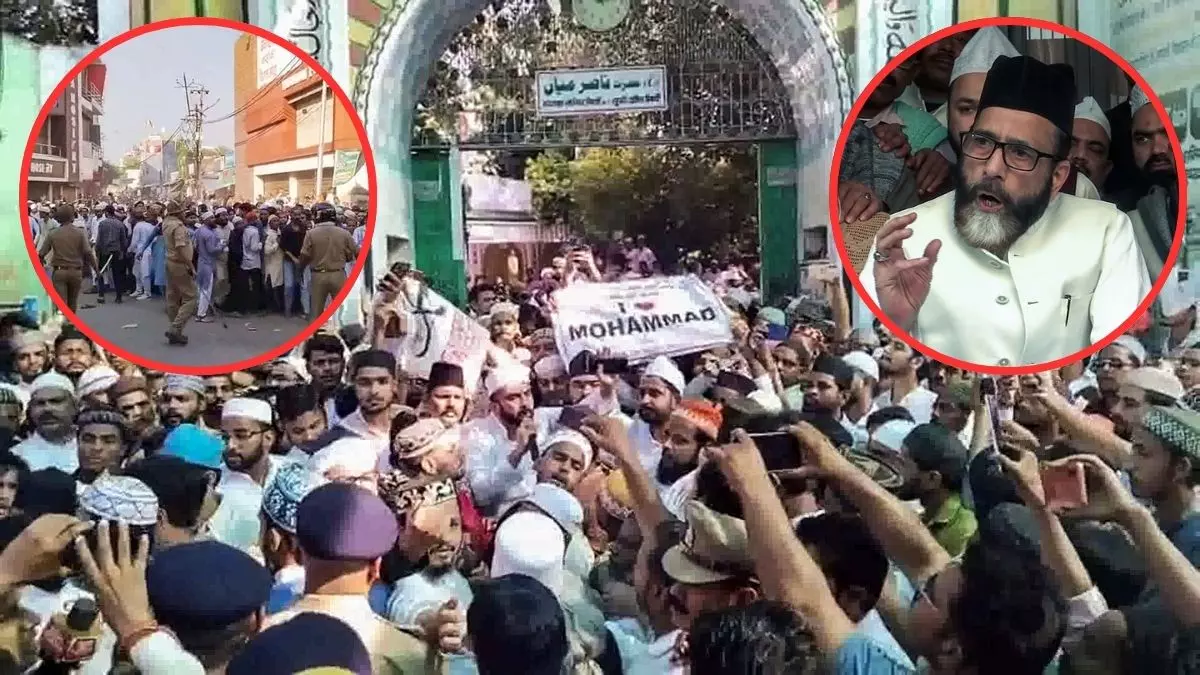 मौलाना तौकीर रजा गिरफ्तार, इंटरनेट 48 घंटे के लिए बंद और सीएम योगी की सख्त चेतावनी... बरेली हिंसा मामले में अब तक क्या-क्या हुआ? मौलाना तौकीर रजा गिरफ्तार, इंटरनेट 48 घंटे के लिए बंद और सीएम योगी की सख्त चेतावनी... बरेली हिंसा मामले में अब तक क्या-क्या हुआ?