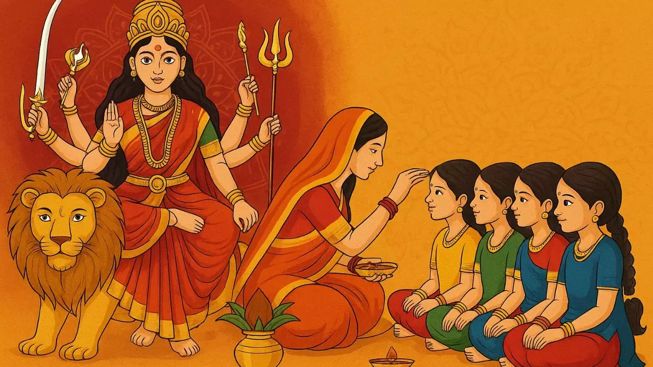 Navratri Durga Ashtami 2025: 30 सितंबर को महाष्टमी और 01 अक्टूबर को महानवमी, जानिए कन्या पूजन का महत्व और शुभ मुहूर्त