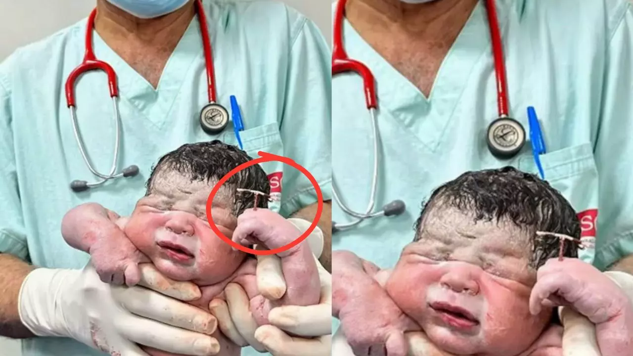 Copper-T यूज करने के बावजूद प्रेग्‍नेंट हुई महिला, हाथ में Coil लिए पैदा हुआ बच्‍चा; सोशल मीडिया तस्वीर Viral