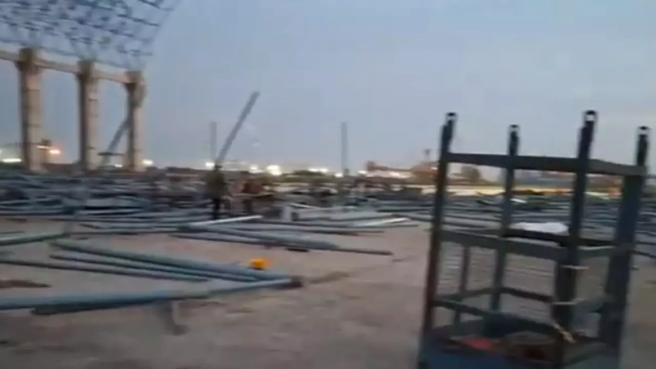 तमिलनाडु में दूसरा बड़ा हादसा- 30 फीट ऊंचाई से गिरा आर्च और 9 लोगों की दबकर मौत कई घायल- देखिए हादसे का Video