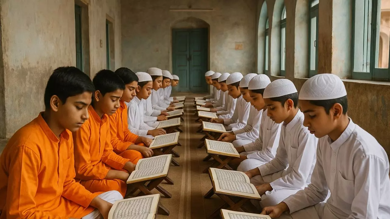 MP के मदरसों में 500 से अधिक हिंदू बच्चों को पढ़ाया जा रहा कुरान का पाठ, एनएचआरसी ने सरकार से मांगी जांच