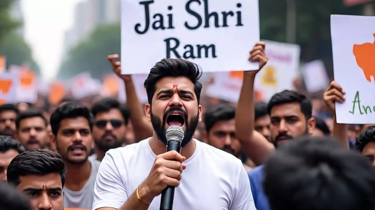 I Love Muhammad प्रदर्शन में बवाल, हिंदू युवक ने लगाए जय श्रीराम के नारे, फिर लोगों ने चप्पलों और डंडों से की पिटाई