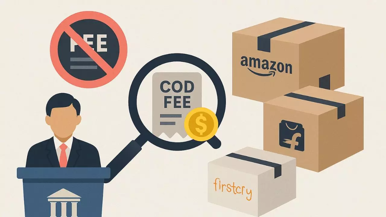 Dark pattern fees को लेकर एक्शन में सरकार, Amazon, Flipkart और FirstCry पर अतिरिक्त CoD शुल्क की जांच शुरू Dark pattern fees को लेकर एक्शन में सरकार, Amazon, Flipkart और FirstCry पर अतिरिक्त CoD शुल्क की जांच शुरू