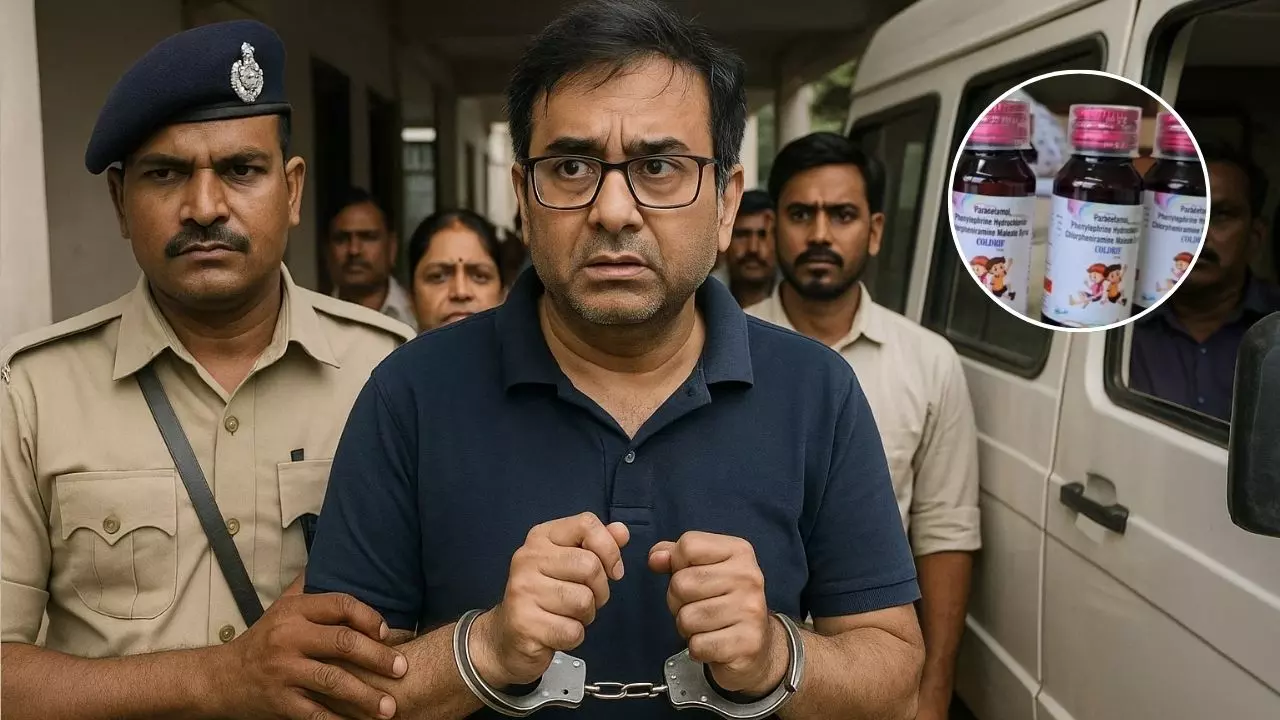 छिंदवाड़ा कफ सिरप कांड: दवा के नाम पर जहर लिखने वाला डॉक्टर प्रवीण सोनी गिरफ्तार, बोला- क्वालिटी चेक करना सरकार का काम