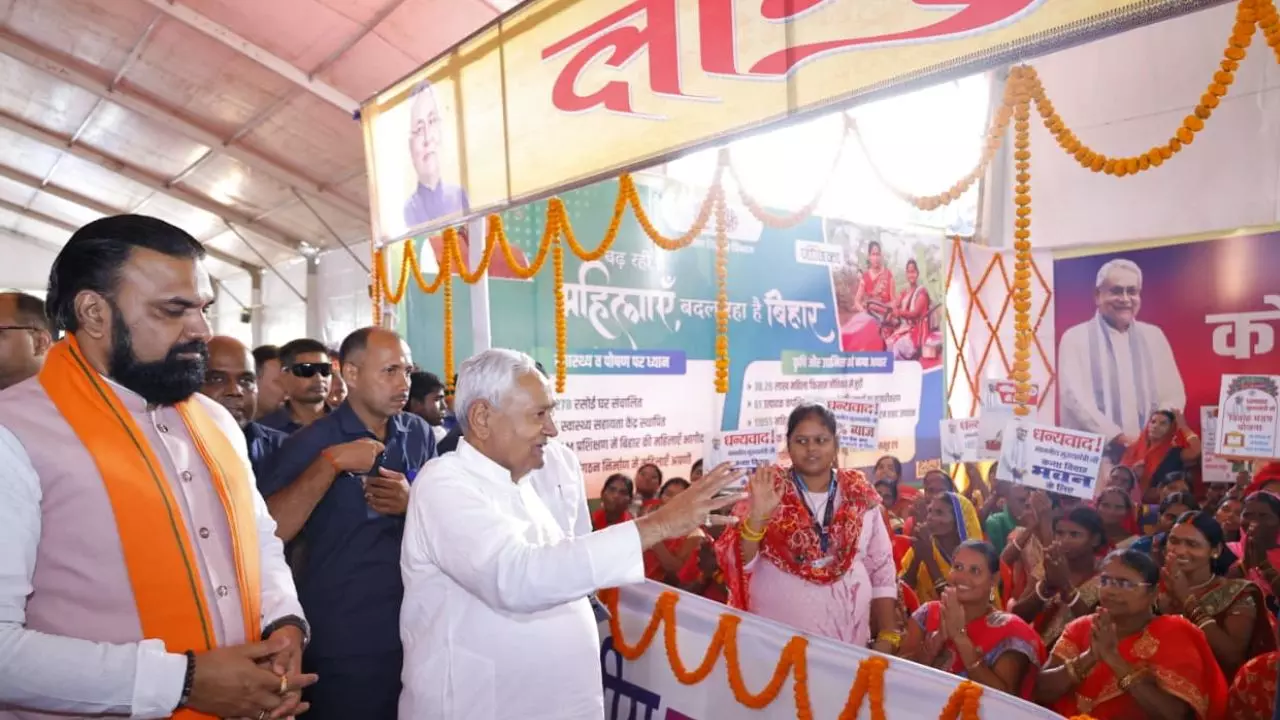 CM नीतीश ने नालंदा में 1242 करोड़ की विकास योजनाओं का किया उद्घाटन, बोले- जिले में आएगा विकास का नया युग