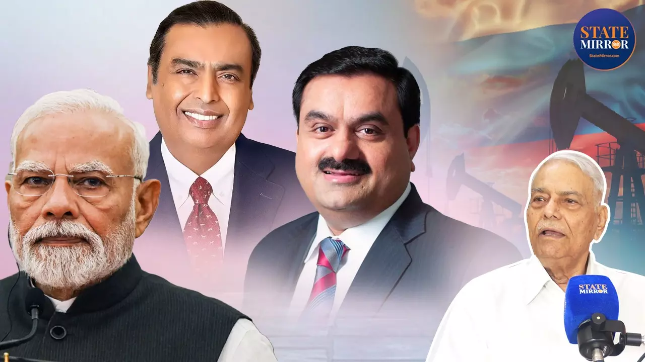 EXCLUSIVE: मौजूदा हुकूमत में ‘कंबल ओढ़कर घी पी रहे अंबानी-अडानी मोदी के ATM, जिनमें रूसी-तेल भरके ‘डॉलर’ निकाले जाते हैं!