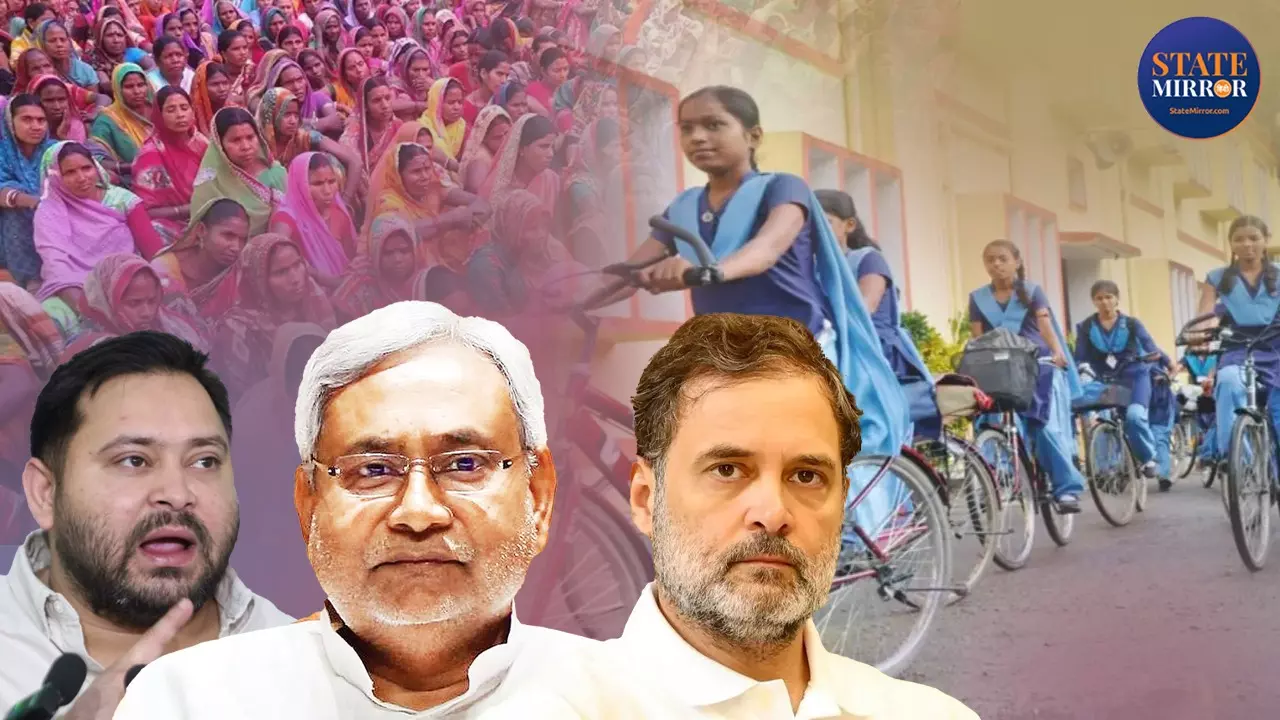 नीतीश का जादू: साइक‍िल वाली दीदी बनेंगी गेमचेंजर! तेजस्‍वी-राहुल और PK का बिगड़ेगा गण‍ित?
