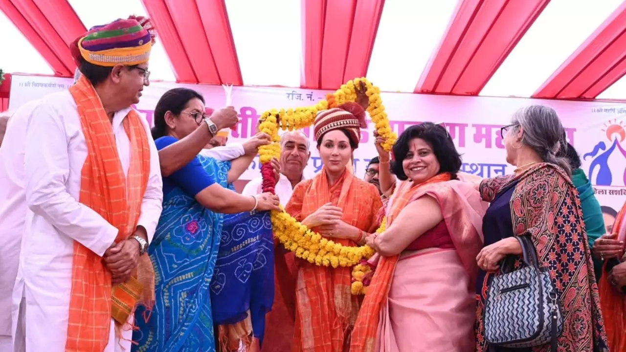 ब्यावर में गूंजी मातृशक्ति की आवाज़, दीया कुमारी ने सम्मेलन में भरी आत्मविश्वास की नई ऊर्जा, महिलाओं से की ये अपील