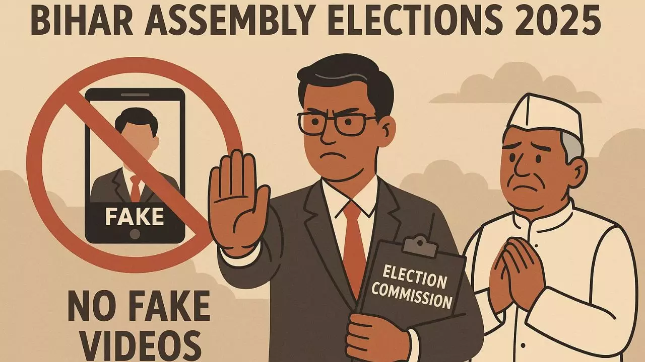 बिहार विधानसभा चुनाव 2025: विरोधियों पर निशाना साधने के लिए AI से बने फर्जी वीडियो का न करें इस्तेमाल, चुनाव आयोग का सख्त निर्देश