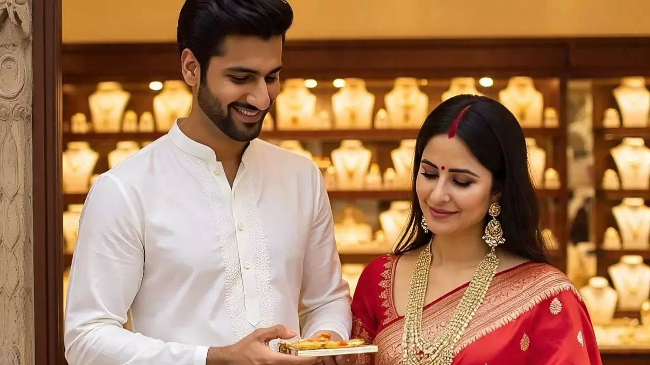 करवा चौथ पर साल भर पहले करीब 80 हजार रुपये थे सोने के भाव, इस बार पत्नी को गिफ्ट देने में पति की जेब न हो जाए खाली! करवा चौथ पर साल भर पहले करीब 80 हजार रुपये थे सोने के भाव, इस बार पत्नी को गिफ्ट देने में पति की जेब न हो जाए खाली!