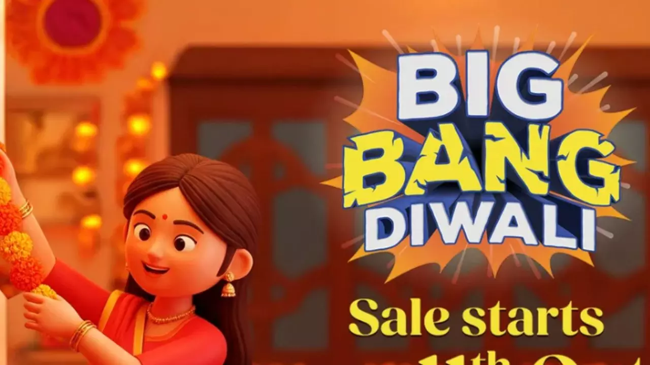 Flipkart Big Bang Diwali Sale: स्मार्टफोन, लैपटॉप और होम अप्लायंसेज पर बंपर डील्स, जानें कब से शुरू है सेल Flipkart Big Bang Diwali Sale: स्मार्टफोन, लैपटॉप और होम अप्लायंसेज पर बंपर डील्स, जानें कब से शुरू है सेल