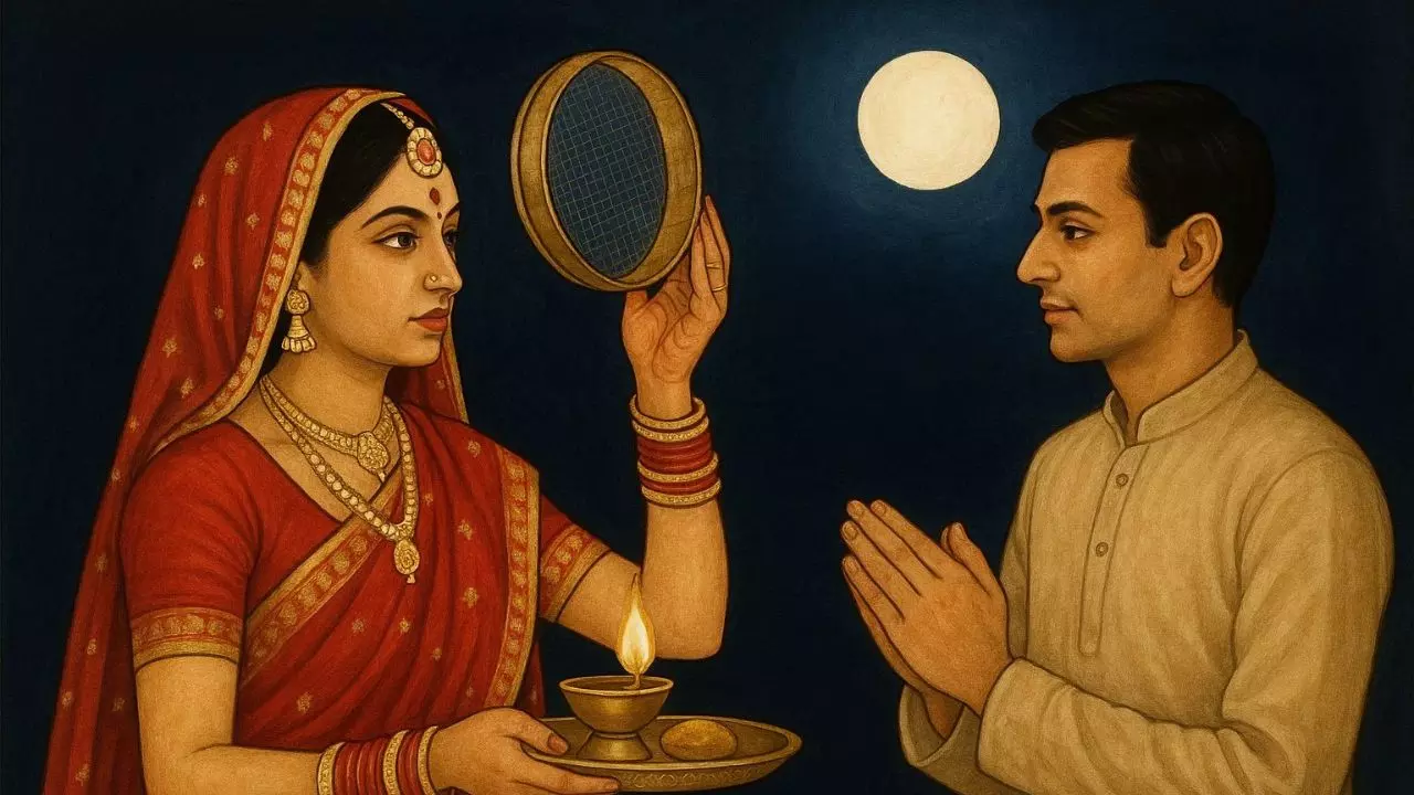 Karwa Chauth 2025 : दंपत्तियों के लिए लाएगा खुशियों का वरदान है इस बार का करवा चौथ, जानिए ज्योतिषीय महत्व Karwa Chauth 2025 : दंपत्तियों के लिए लाएगा खुशियों का वरदान है इस बार का करवा चौथ, जानिए ज्योतिषीय महत्व