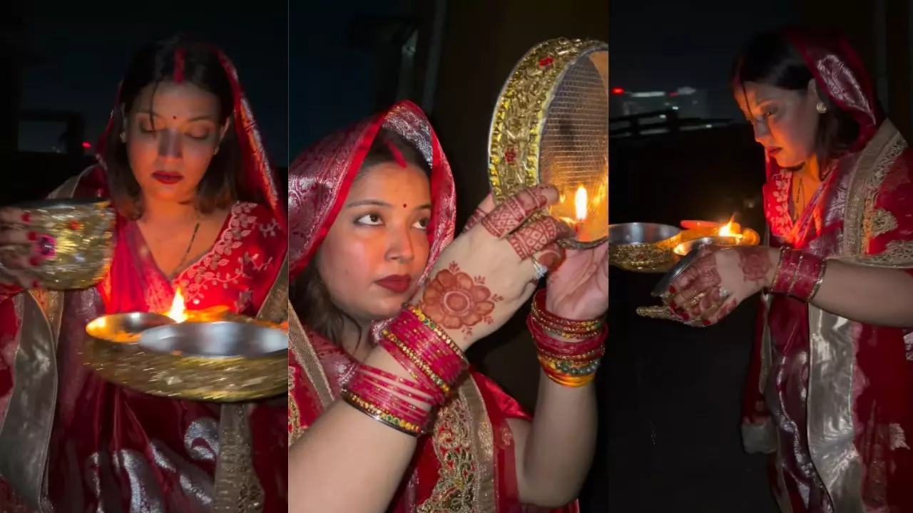 मेरी जैसी अभागन न बनें....पवन सिंह से रिश्तों में दरार के बावजूद ज्योति सिंह ने मनाया करवा चौथ