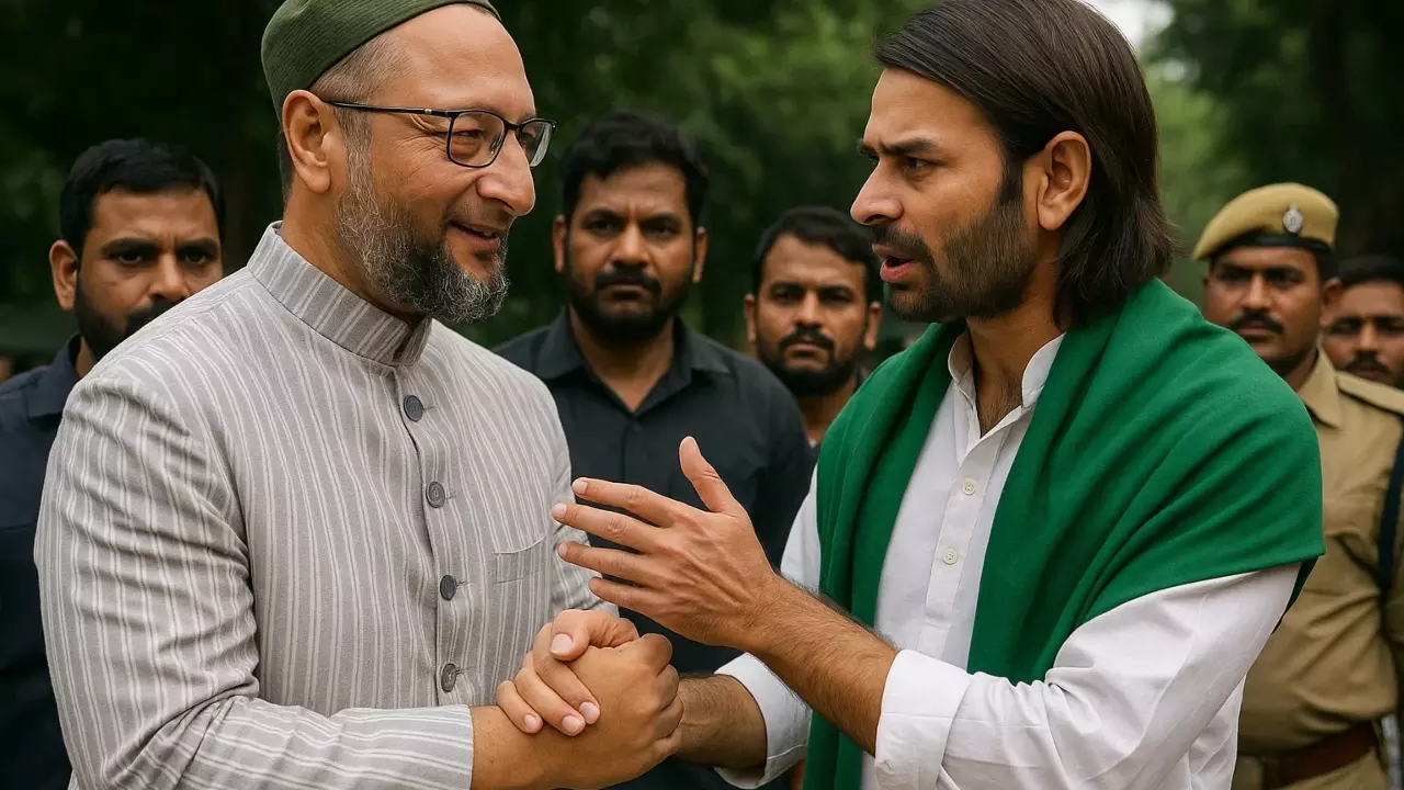 बिहार चुनाव 2025: ओवैसी डाल रहे तेज प्रताप यादव पर डोरे, RJD में मचेगी हलचल; क्या बनेगा नया गठबंधन?