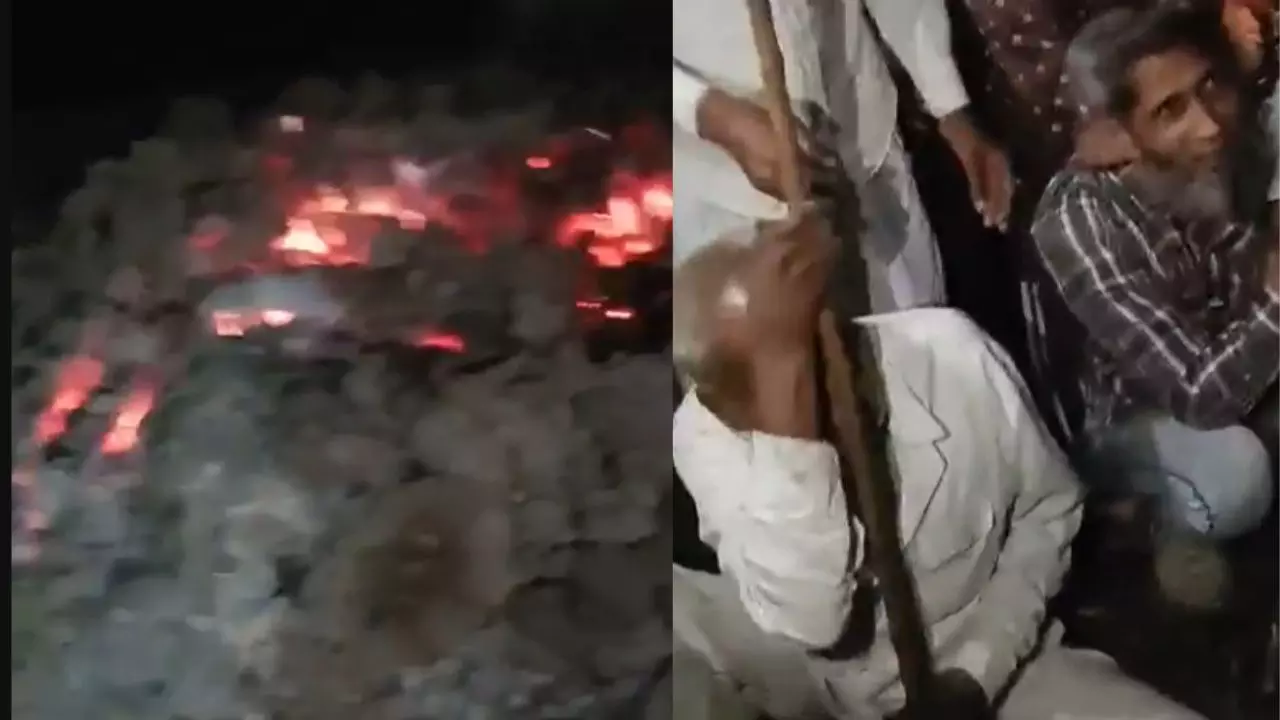VIDEO: मेरठ में जलती चिता से तीन तांत्रिक ने निकाली खोपड़ी और पकाने लगे चावल! फिर ग्रामीणों ने कर दिया ये हाल VIDEO: मेरठ में जलती चिता से तीन तांत्रिक ने निकाली खोपड़ी और पकाने लगे चावल! फिर ग्रामीणों ने कर दिया ये हाल