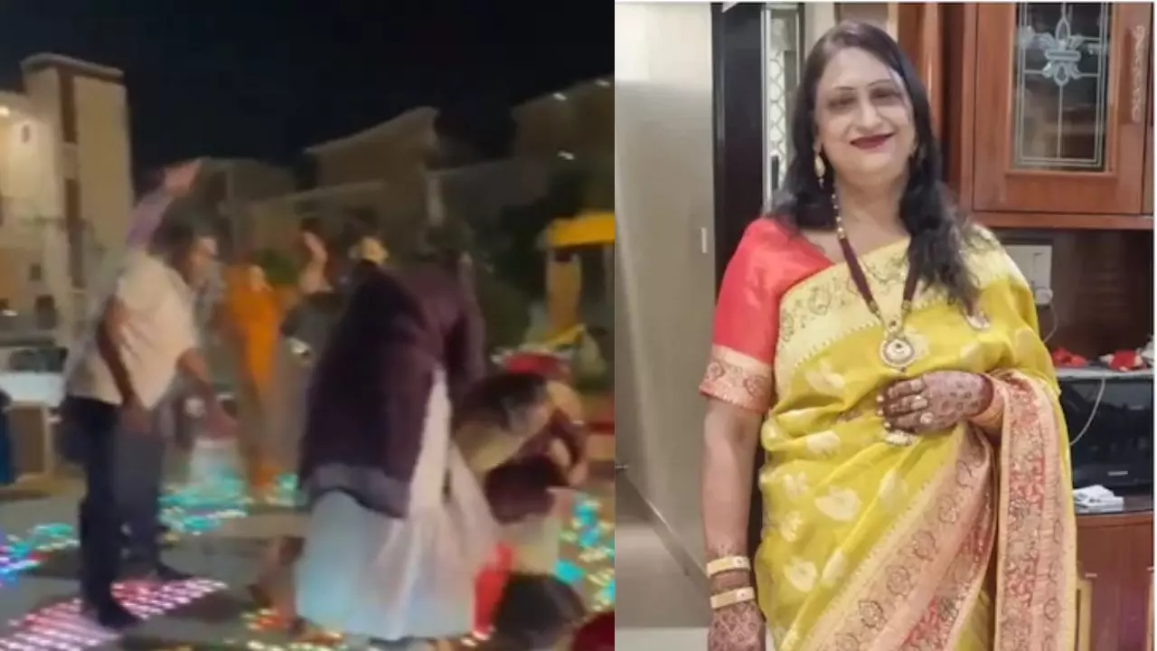 पति की लंबी उम्र के लिए पत्नी ने रखा था करवा चौथ का व्रत, नाचते-नाचते आया हार्ट अटैक और महिला की हो गई मौत- Video पति की लंबी उम्र के लिए पत्नी ने रखा था करवा चौथ का व्रत, नाचते-नाचते आया हार्ट अटैक और महिला की हो गई मौत- Video