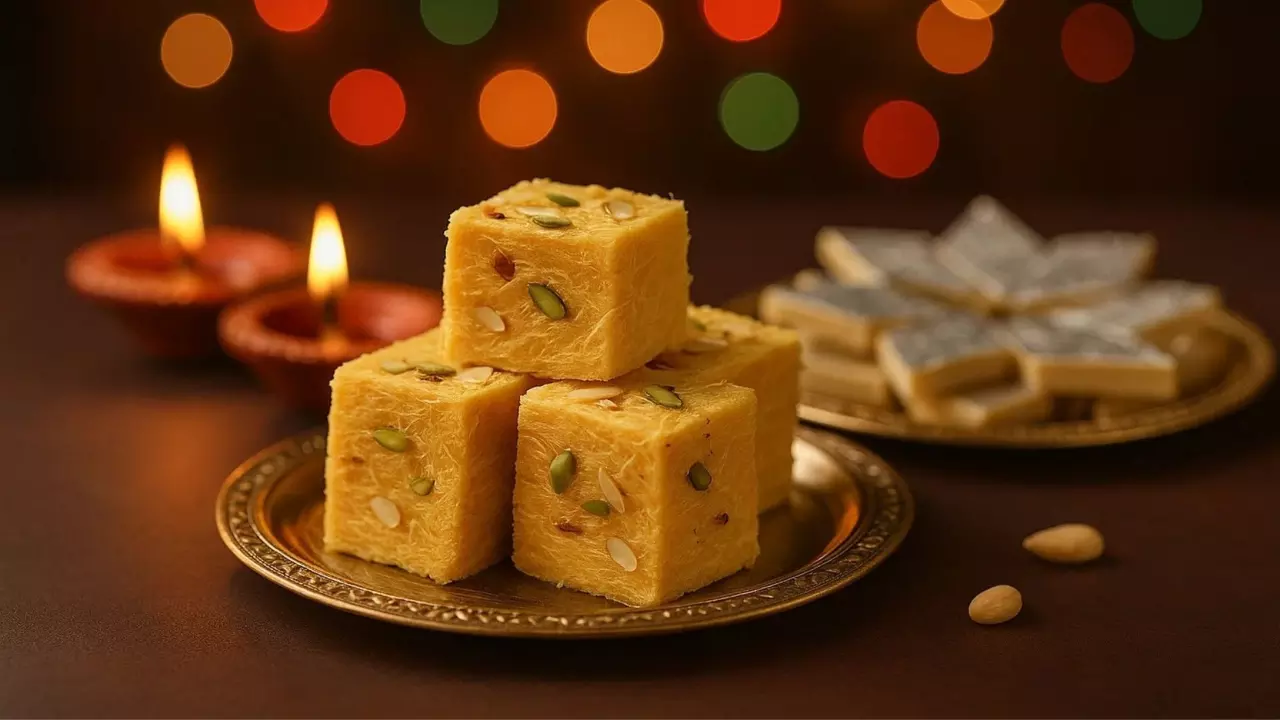 Diwali 2025 : लाखों मीम्स और ट्रोलिंग के बाद भी सबकी पसंद सोन पापड़ी! हर साल देती काजूकतली को मात