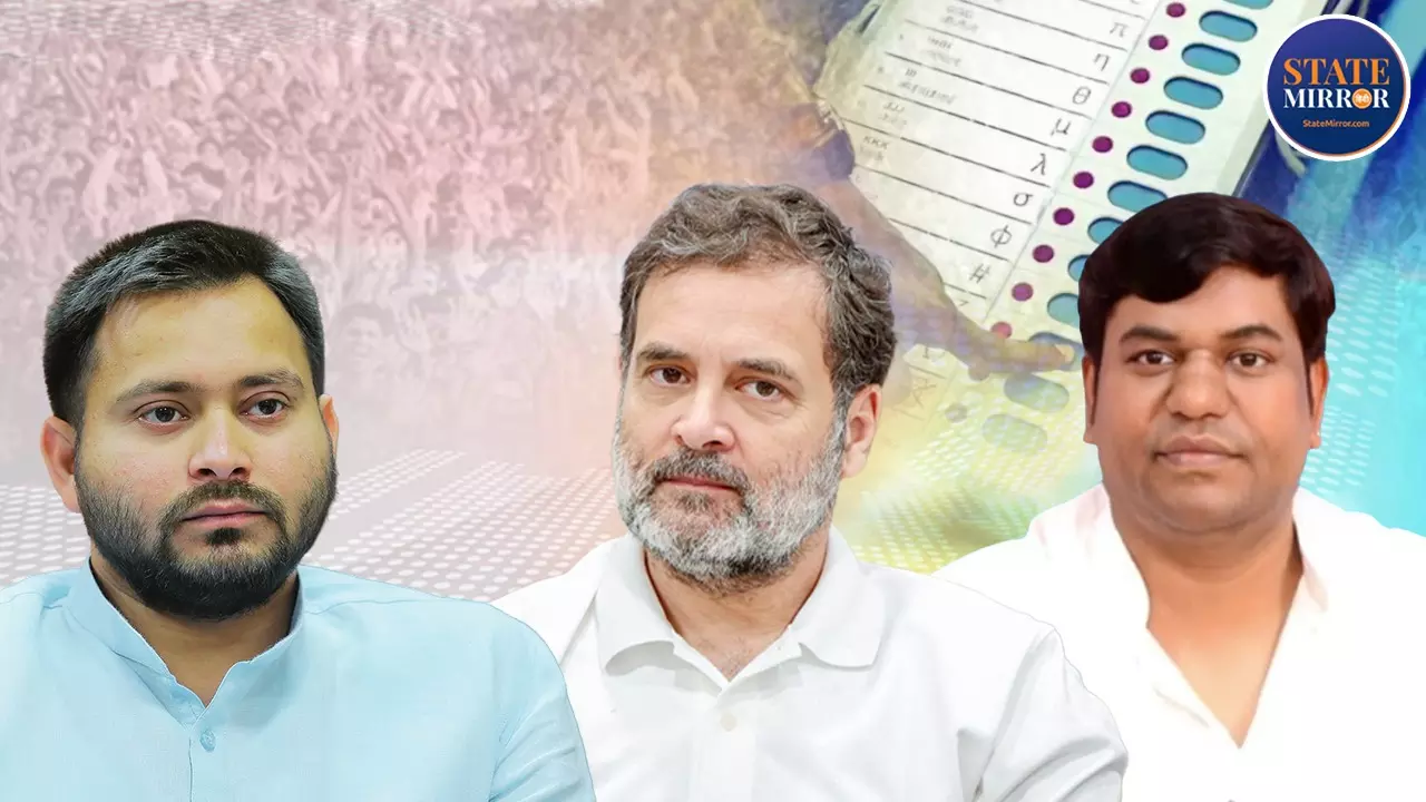 महागठबंधन में भगदड़! कहीं RJD vs VIP तो कहीं कांग्रेस vs CPI, 8 सीटों पर पार्टियां आमने-सामने; भाजपा बोली- पूरा बिहार उलझन में महागठबंधन में भगदड़! कहीं RJD vs VIP तो कहीं कांग्रेस vs CPI, 8 सीटों पर पार्टियां आमने-सामने; भाजपा बोली- पूरा बिहार उलझन में