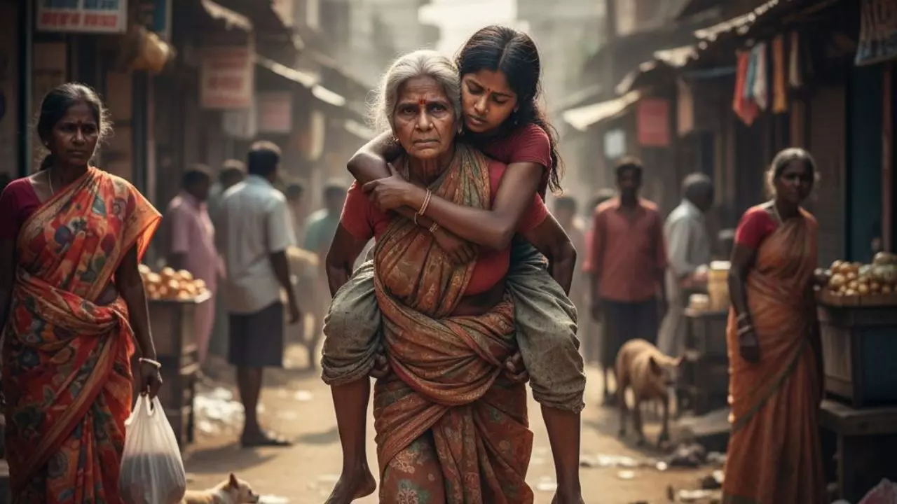 बीमार बेटी के लिए मां की जद्दोजहद, पीठ पर लादकर ले गई अस्पताल, फिर भी नहीं बच पाई जान