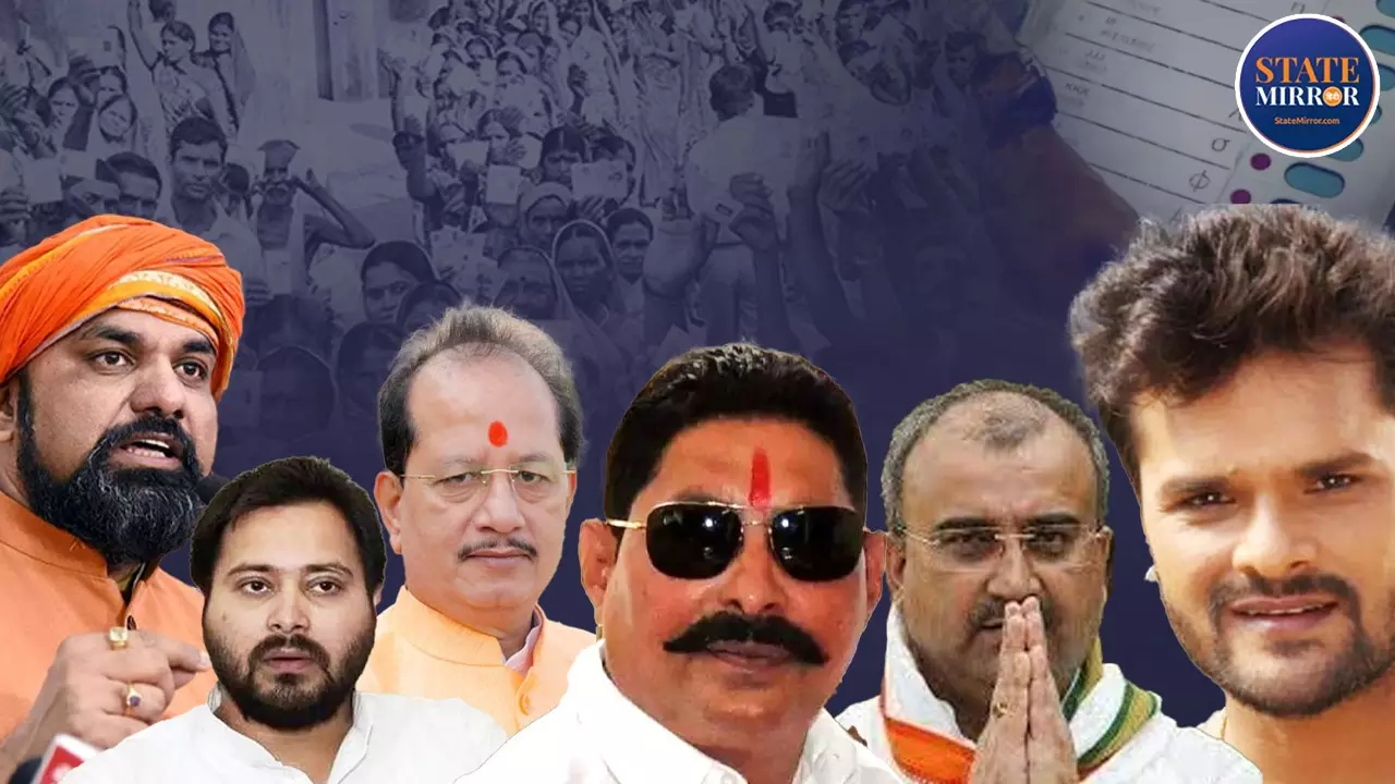 Bihar Election 2025: पहले चरण में रिकॉर्ड दावेदारी, 121 सीटों के लिए 1,698 उम्मीदवार मैदान में, कौन-कौन से बड़े नाम शामिल? Bihar Election 2025: पहले चरण में रिकॉर्ड दावेदारी, 121 सीटों के लिए 1,698 उम्मीदवार मैदान में, कौन-कौन से बड़े नाम शामिल?