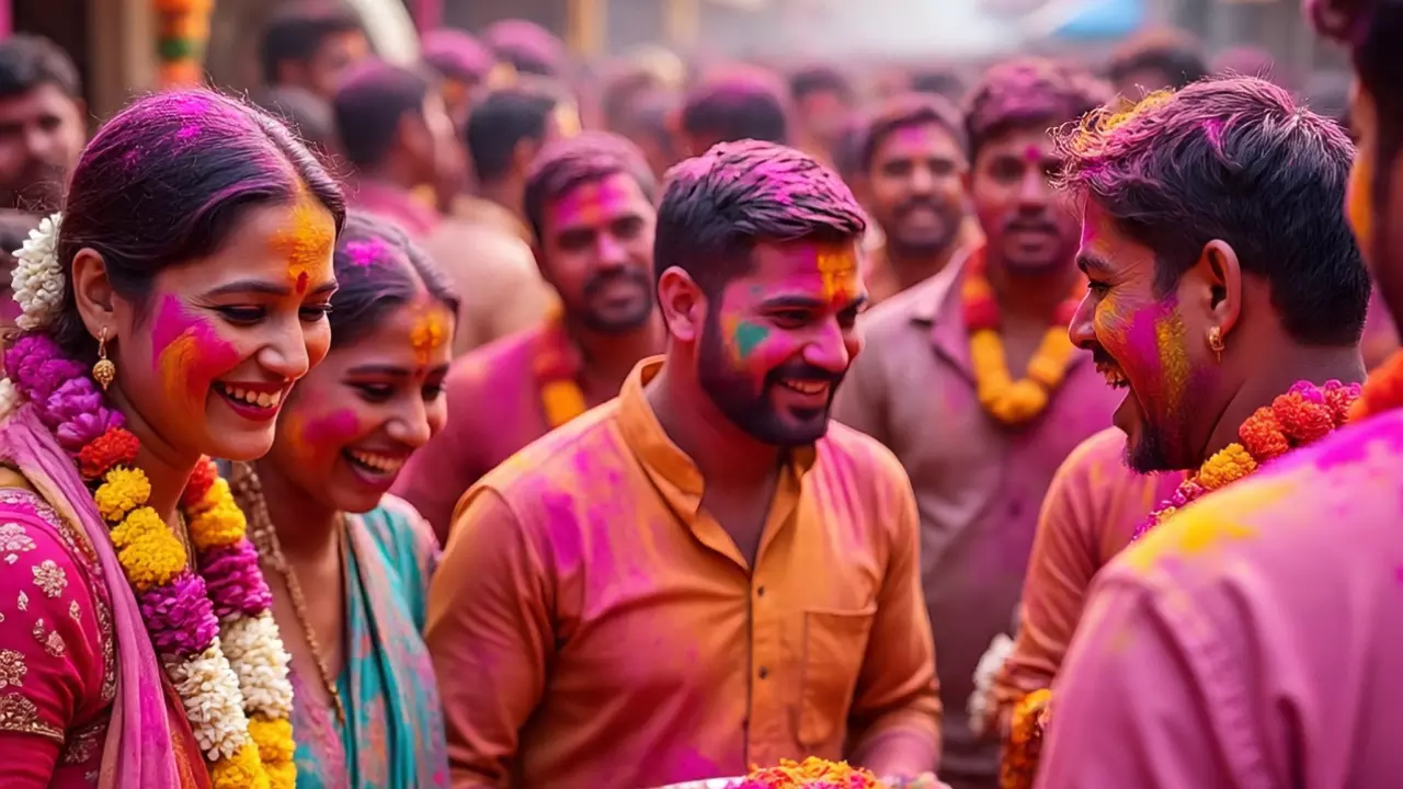 गुलाल और पिचकारी की बौछार, मुबारक हो होली का त्योहार; जानें इससे जुड़ी पौराणिक कथा गुलाल और पिचकारी की बौछार, मुबारक हो होली का त्योहार; जानें इससे जुड़ी पौराणिक कथा
