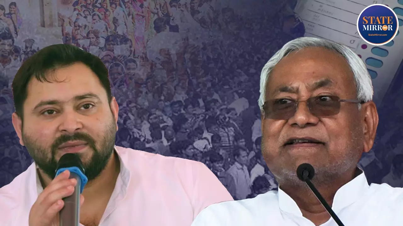 तेजस्वी की M+Y+K कार्ड से नीतीश के वोट बैंक में सेंध लगाने की तैयारी, क्या RJD की होगी वापसी? तेजस्वी की M+Y+K कार्ड से नीतीश के वोट बैंक में सेंध लगाने की तैयारी, क्या RJD की होगी वापसी?