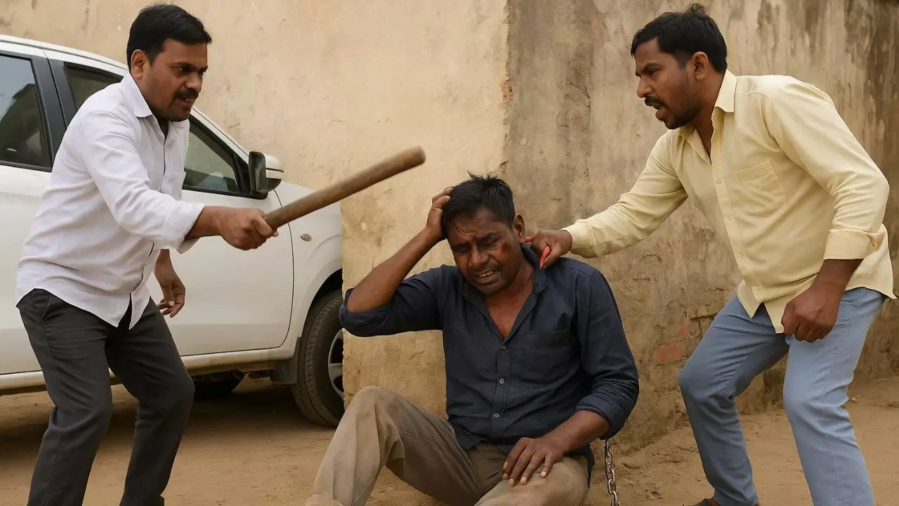 भिंड में दलित ड्राइवर के साथ बेरहमी! गाड़ी चलाने से किया मना तो कई घंटों तक जंजीरों से बंधक बनाकर पीटा फिर पिलाया पेशाब भिंड में दलित ड्राइवर के साथ बेरहमी! गाड़ी चलाने से किया मना तो कई घंटों तक जंजीरों से बंधक बनाकर पीटा फिर पिलाया पेशाब