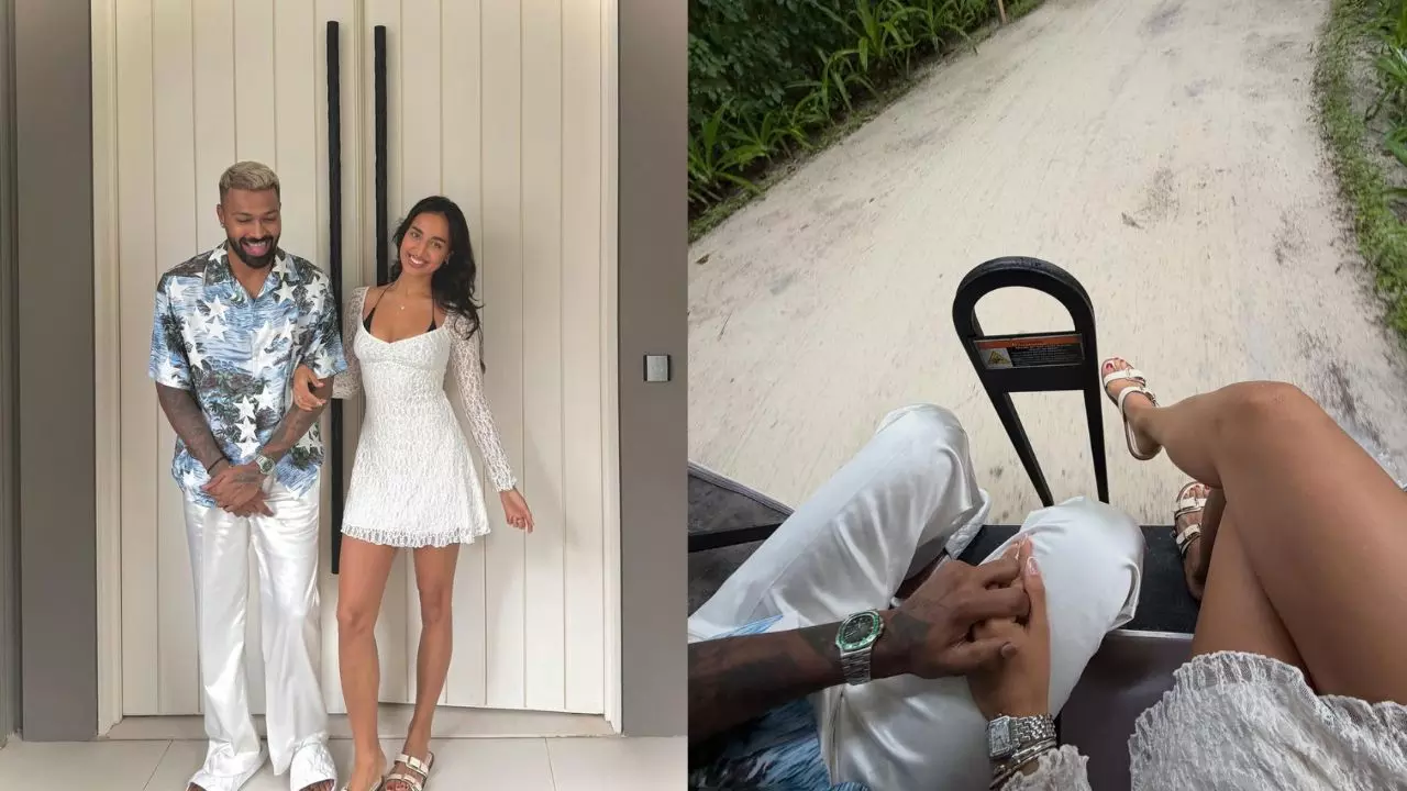 हाथों में हाथ डाले Hardik Pandya ने शेयर की Mahieka Sharma संग फोटो, कैप्शन में लिखा- Blessed, फैंस बोले- New Bhabhi हाथों में हाथ डाले Hardik Pandya ने शेयर की Mahieka Sharma संग फोटो, कैप्शन में लिखा- Blessed, फैंस बोले- New Bhabhi