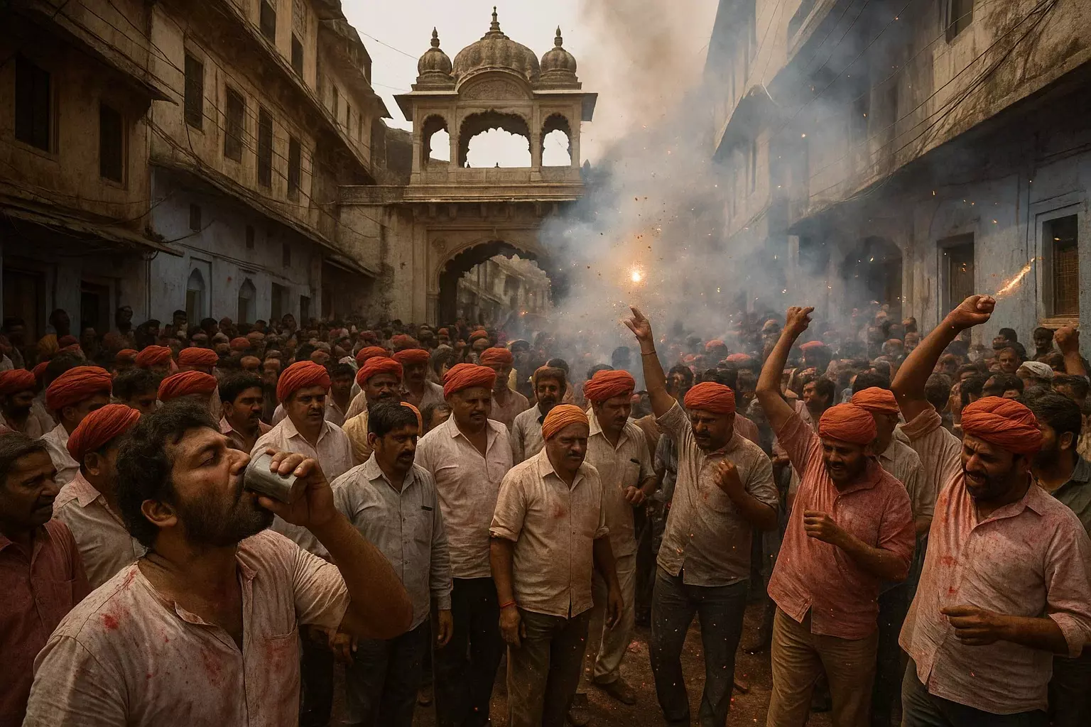 क्या है राजस्थान में बूंदी का अनोखा त्योहार? जहां मिलती है प्रसाद में शराब, एक-दूसरे पर फेंकते हैं पटाखे क्या है राजस्थान में बूंदी का अनोखा त्योहार? जहां मिलती है प्रसाद में शराब, एक-दूसरे पर फेंकते हैं पटाखे