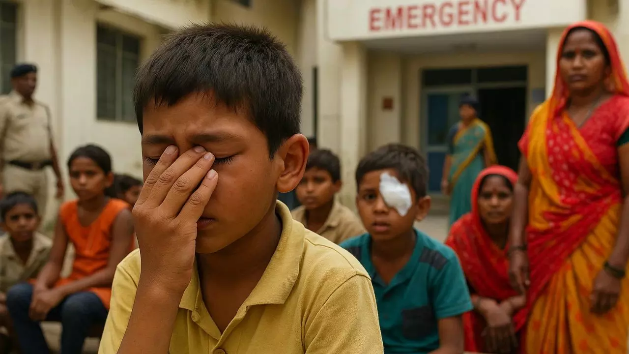 MP में कार्बाइड गन से मचा हड़कंप! 3 दिन में 122 बच्चे अस्पताल में भर्ती, 14 ने खोई आंखों की रोशनी MP में कार्बाइड गन से मचा हड़कंप! 3 दिन में 122 बच्चे अस्पताल में भर्ती, 14 ने खोई आंखों की रोशनी