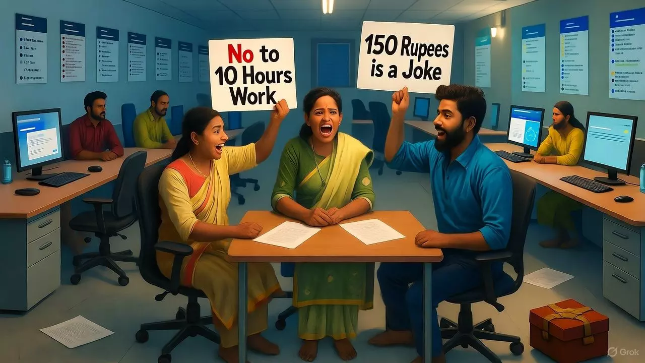 Genpact की नई पॉलिसी पर मचा हंगामा, अब हर दिन 10 घंटे काम, बदले में मिलेंगे 150 रुपये!