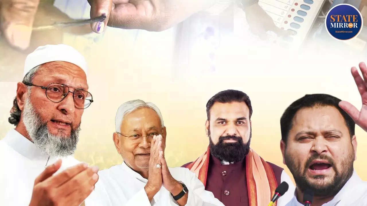 सीमांचल की 24 सीटों पर त्रिकोणीय मुकाबला, कितना काम करेगा ओवैसी का तिलिस्म? सीमांचल की 24 सीटों पर त्रिकोणीय मुकाबला, कितना काम करेगा ओवैसी का तिलिस्म?