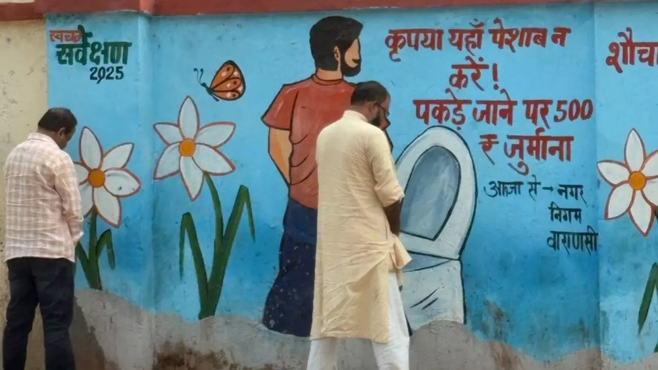 यहां पेशाब न करें... चेतावनी के बावजूद सुंदर दीवार को गीला करते दो पुरुषों की तस्वीर वायरल, सोशल पर मचा हल्ला यहां पेशाब न करें... चेतावनी के बावजूद सुंदर दीवार को गीला करते दो पुरुषों की तस्वीर वायरल, सोशल पर मचा हल्ला