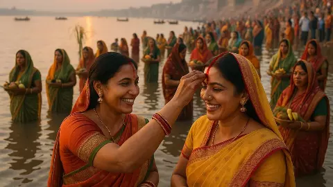 Chhath 2025 : नहाय-खाय से शुरू हुआ 36 घंटे का कठिन व्रत, जानें पूरी विधि और शुभ मुहूर्त Chhath 2025 : नहाय-खाय से शुरू हुआ 36 घंटे का कठिन व्रत, जानें पूरी विधि और शुभ मुहूर्त