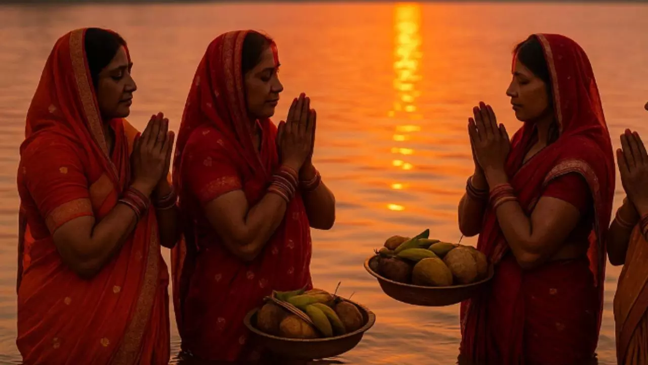 Chhath Puja 2025: छठ पूजा के तीसरे दिन व्रती देंगीं संध्या अर्घ्य, जानिए सूर्यास्त का समय और पूजा मंत्र Chhath Puja 2025: छठ पूजा के तीसरे दिन व्रती देंगीं संध्या अर्घ्य, जानिए सूर्यास्त का समय और पूजा मंत्र