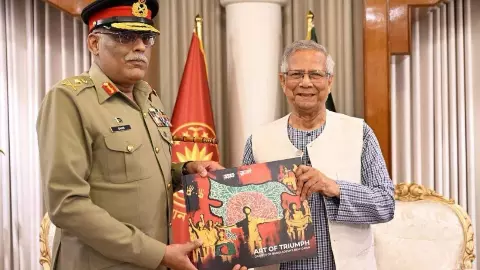 क्या जनरल मुनीर को खुश करने की कोशिश? बांग्लादेश के नक्शे में दिखा भारत का पूर्वोत्तर हिस्सा! इस तस्वीर पर मचा बवाल क्या जनरल मुनीर को खुश करने की कोशिश? बांग्लादेश के नक्शे में दिखा भारत का पूर्वोत्तर हिस्सा! इस तस्वीर पर मचा बवाल