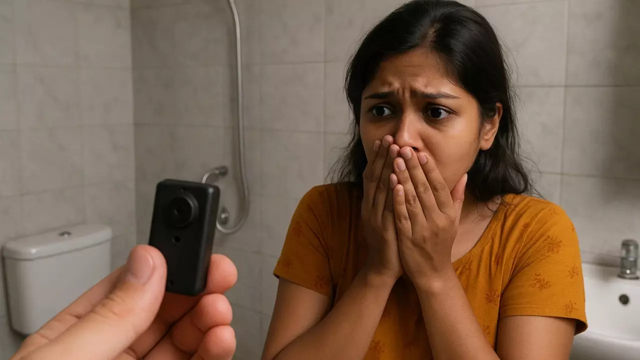 महाराष्ट्र के पनवेल में शर्मनाक वारदात: फार्महाउस के लेडीज टॉयलेट में मिला जासूसी कैमरा, मालिक गिरफ्तार
