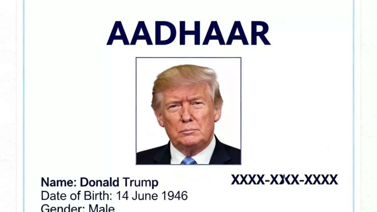 ट्रंप के नाम पर बना फर्जी आधार कार्ड! तो NCP नेता के नाम हो गई FIR, समझें पूरा मामला ट्रंप के नाम पर बना फर्जी आधार कार्ड! तो NCP नेता के नाम हो गई FIR, समझें पूरा मामला