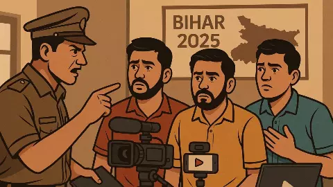 बिहार में फर्जी चुनाव प्रचार पर ‘डिजिटल पहरा’, साइबर सेल ने कसा शिकंजा, 25 हैंडल्स पर FIR, Youtubers भी रडार पर बिहार में फर्जी चुनाव प्रचार पर ‘डिजिटल पहरा’, साइबर सेल ने कसा शिकंजा, 25 हैंडल्स पर FIR, Youtubers भी रडार पर