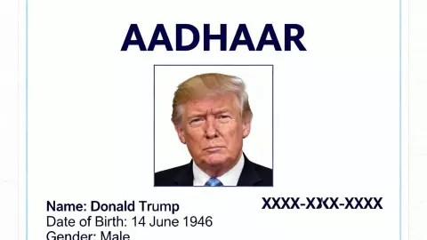 ट्रंप के नाम पर बना फर्जी आधार कार्ड! तो NCP नेता के नाम हो गई FIR, समझें पूरा मामला