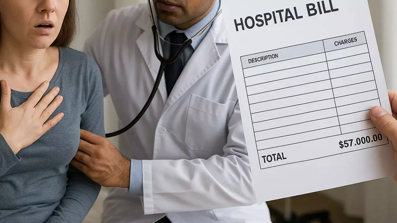 सांस लेने में हुई तकलीफ, डॉक्टर के पास पहुंची महिला, इलाज के बाद अस्पताल ने दिया 57 लाख रुपये का बिल