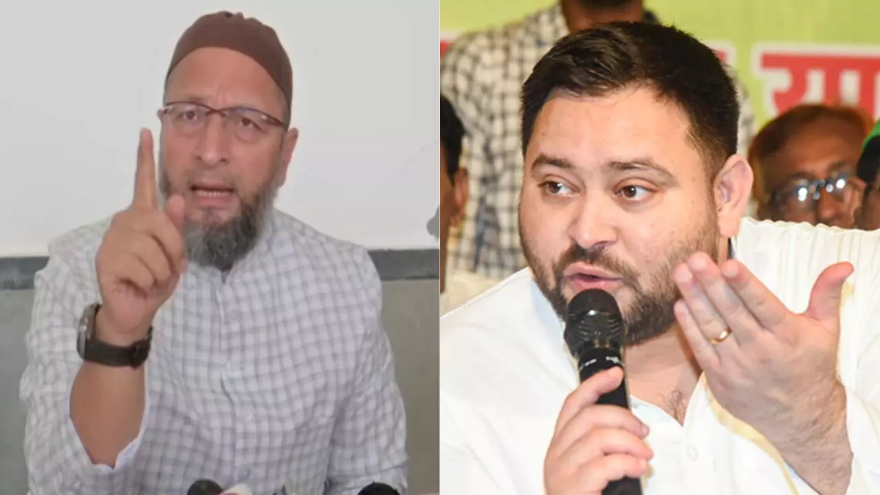 तेजस्वी ने औवेसी को बोला ‘Extremist ’, तो AIMIM प्रमुख ने कसा तंज, कहा- बाबू जरा अंग्रेजी में लिखकर दिखाओ| VIDEO
