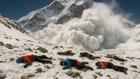 नेपाल में हिमस्खलन से बड़ा हादसा: यालुंग री पर्वत पर 7 पर्वतारोहियों की मौत, 4 घायल; खराब मौसम से रेस्क्यू प्रभावित