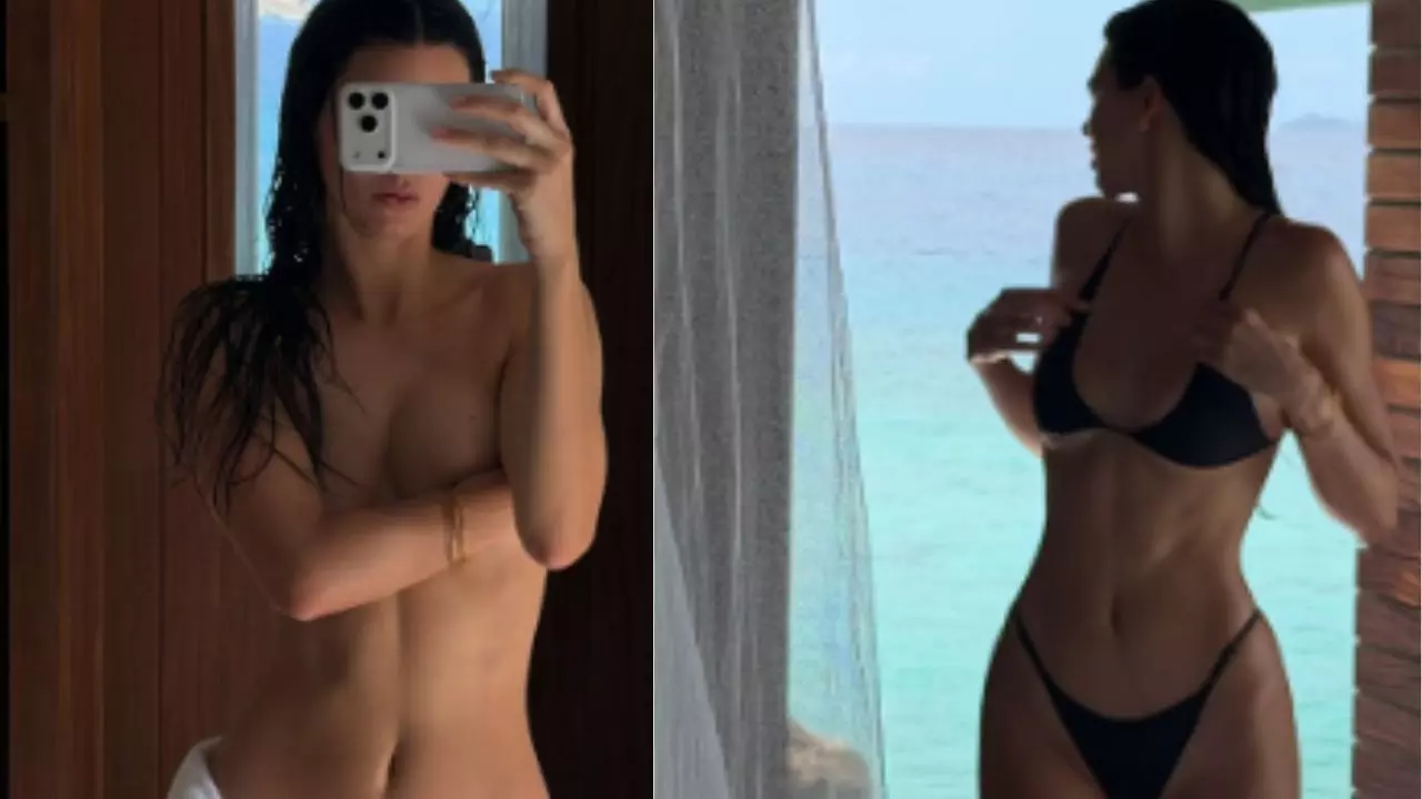 Kendall Jenner ने लगाई पानी में आग! समंदर के किनारे खिंचवाई न्यूड तस्वीर- फैंस बोले- गॉर्जियस बर्थडे गर्ल