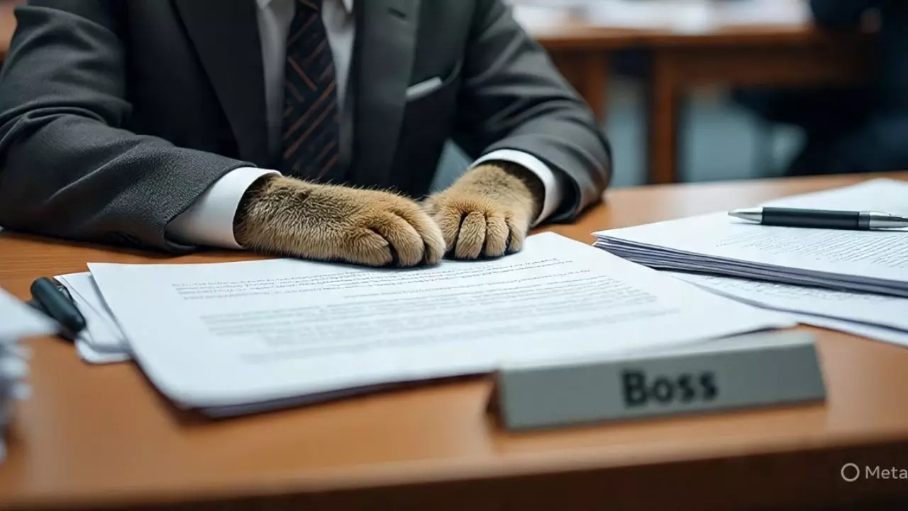 बिल्ली है या आतंकवादी! मालिक के बॉस को भेज दिया रिजाइन लेटर फिर जो हुआ