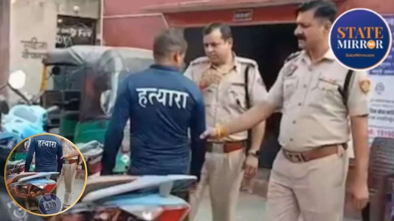 टीशर्ट पर लिखा हत्यारा और स्कूटी की नंबर प्लेट पर 420, फरीदाबाद में युवक की हरकत से लोग डरकर पहुंचे थाने, फिर जो हुआ...