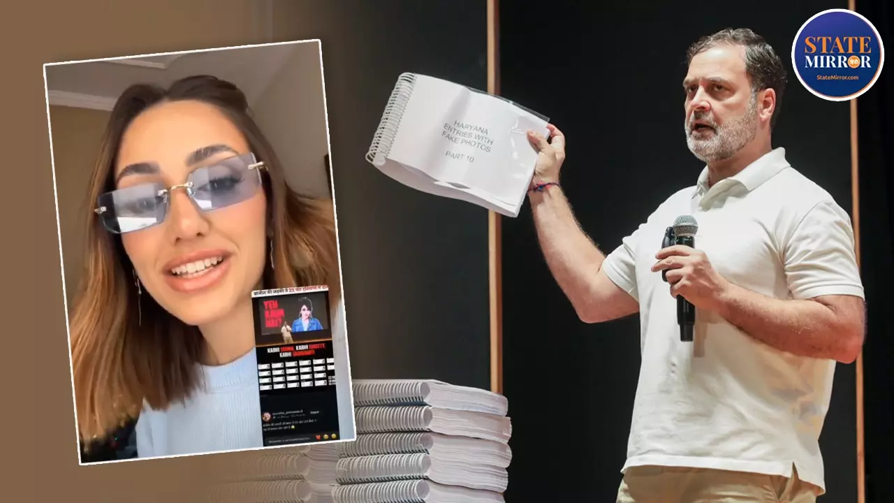 राहुल गांधी ने जिस ब्राजीलियन मॉडल के आधार पर फर्जी वोट का किया दावा, वो आई सामने, कहा - ये क्या पागलपन है?