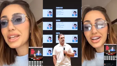 Hello India...मैंने तो इंडिया का पासपोर्ट भी नहीं देखा, राहुल ने ब्राज़ील की जिस मॉडल का किया जिक्र- उसी का वीडियो आया सामने Hello India...मैंने तो इंडिया का पासपोर्ट भी नहीं देखा, राहुल ने ब्राज़ील की जिस मॉडल का किया जिक्र- उसी का वीडियो आया सामने